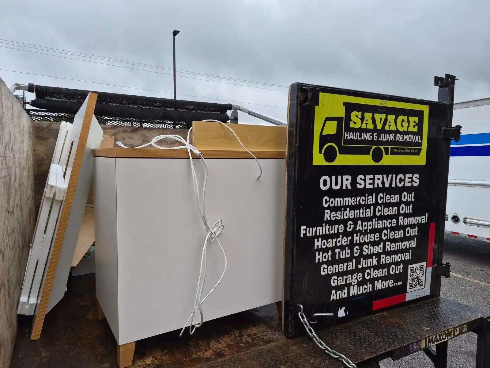SAVAGE Junk Removal work in progress