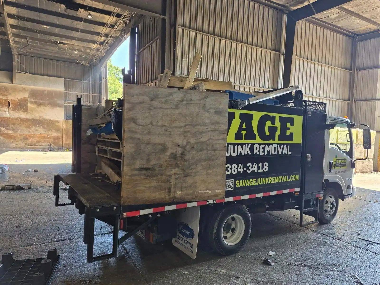 SAVAGE Junk Removal completed job
